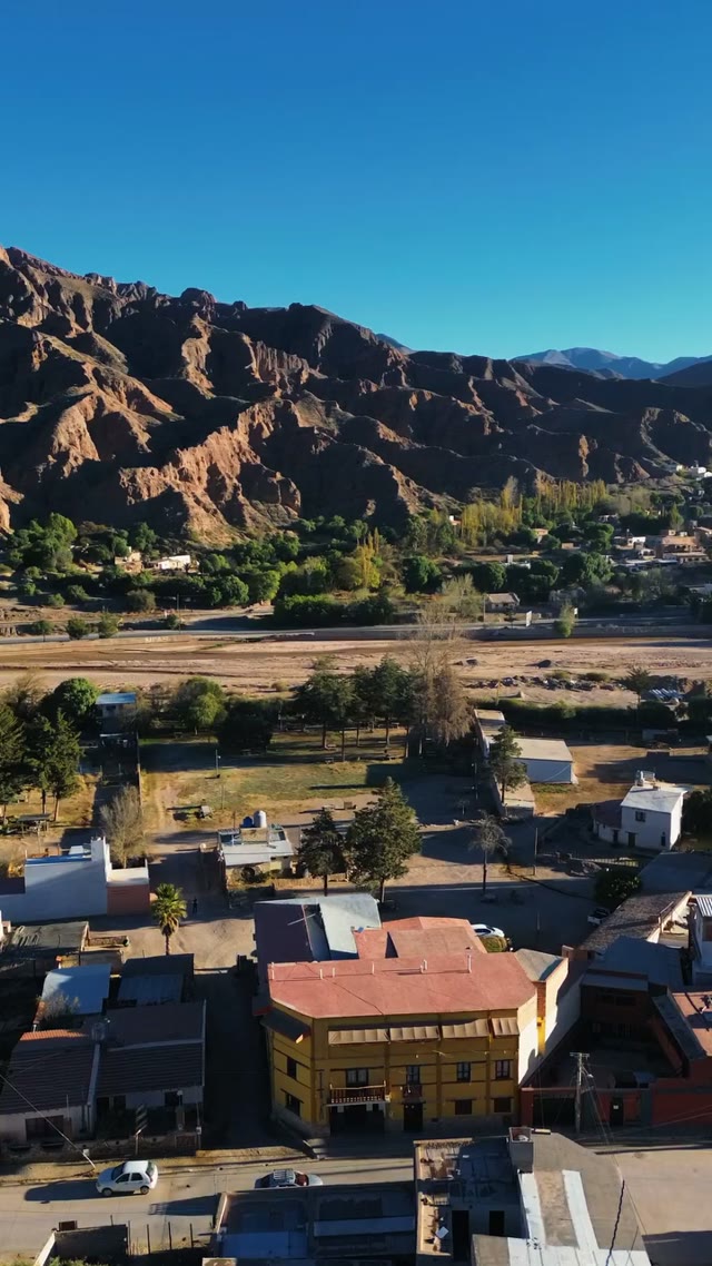Toma aérea de Humahuaca, Jujuy